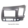 Precise 2X For Honda Civic 2006-2011 Stereo Radio Double 2 DIN Dash Kit Fascia Dash Panel Trim-RHD
