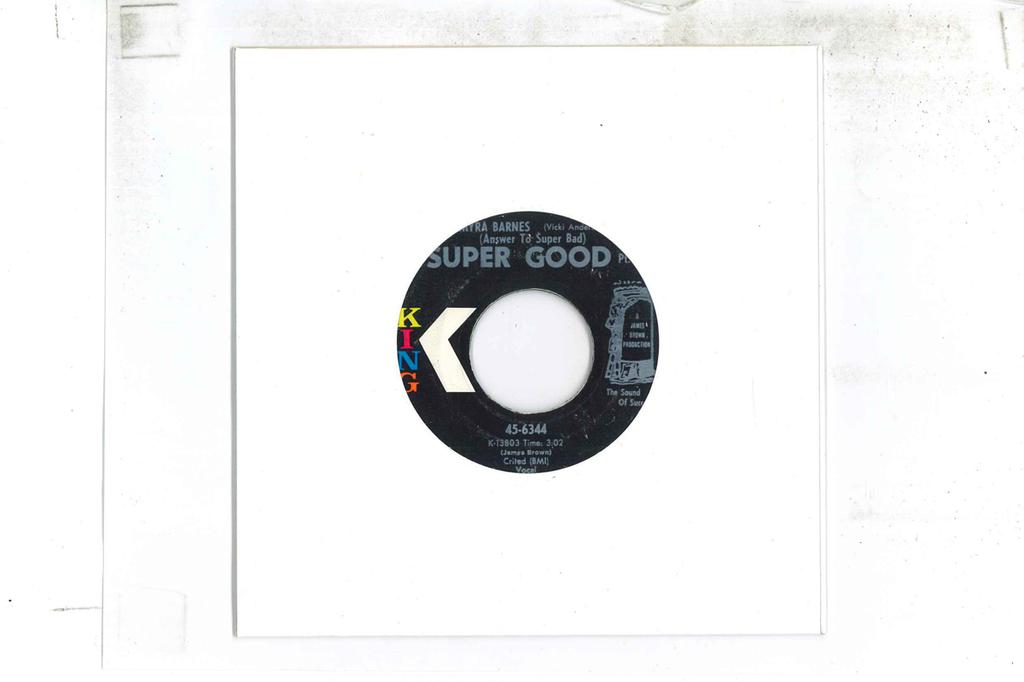 7inch Record MYRA BARNES - Super Good 456344 KING 1970 US Soul/Funk Used
