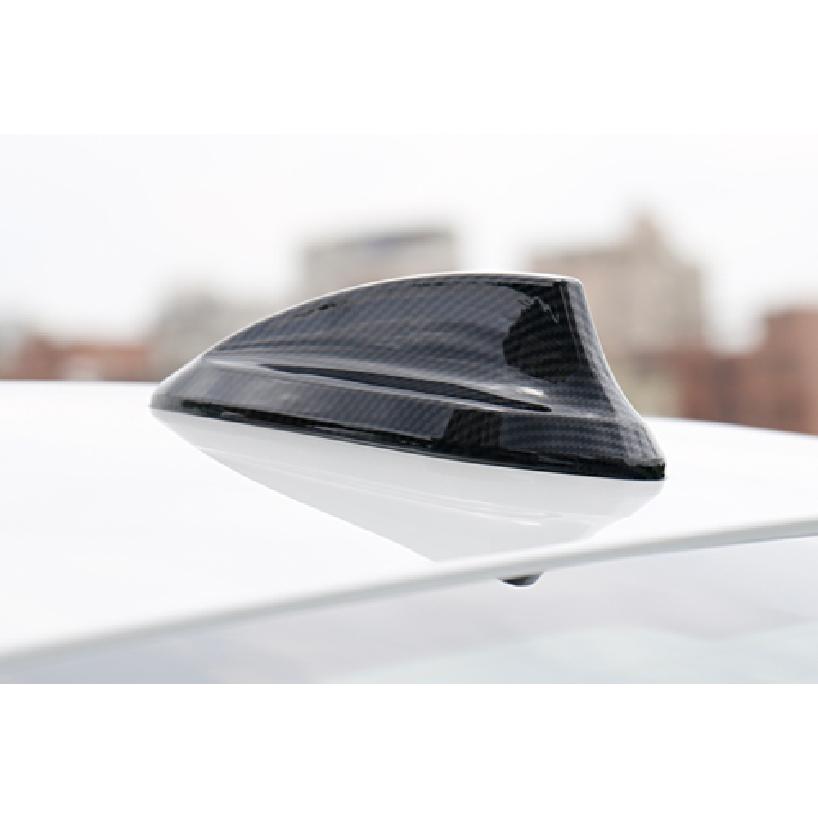 For BMW X5 X6 F15 2014-2018 ABS Carbon Fiber Shark Fin Antenna Aerial Cover Trim