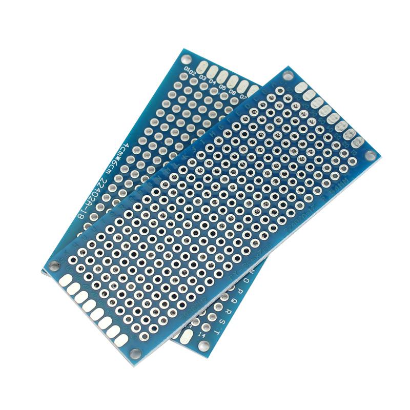 5-40PCS PCB Board Breadboard 2x8 3x7 4x6 5x7 7x9cm Universal PCB Experiment Blue Prototype Circuit Boards Diy Electronic Kit