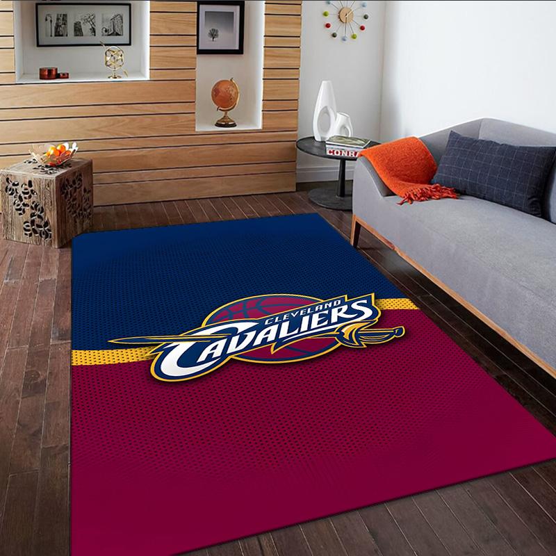 Football Cavaliers Logo  Carpet, Kitchen Rugs, Yoga Mat, Non-Slip Mats, Rug for Bathroom, Living Room Bedroom, Camping Rugs Christmas Gift