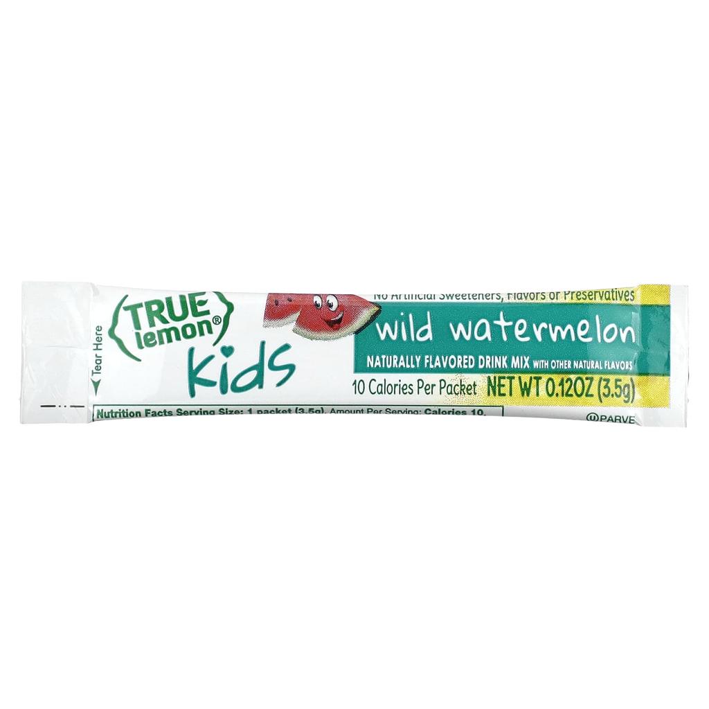 True Citrus Kids, True Lemon, Wild Watermelon, 10 Packs, 0.12 Oz (3.5 G) Each