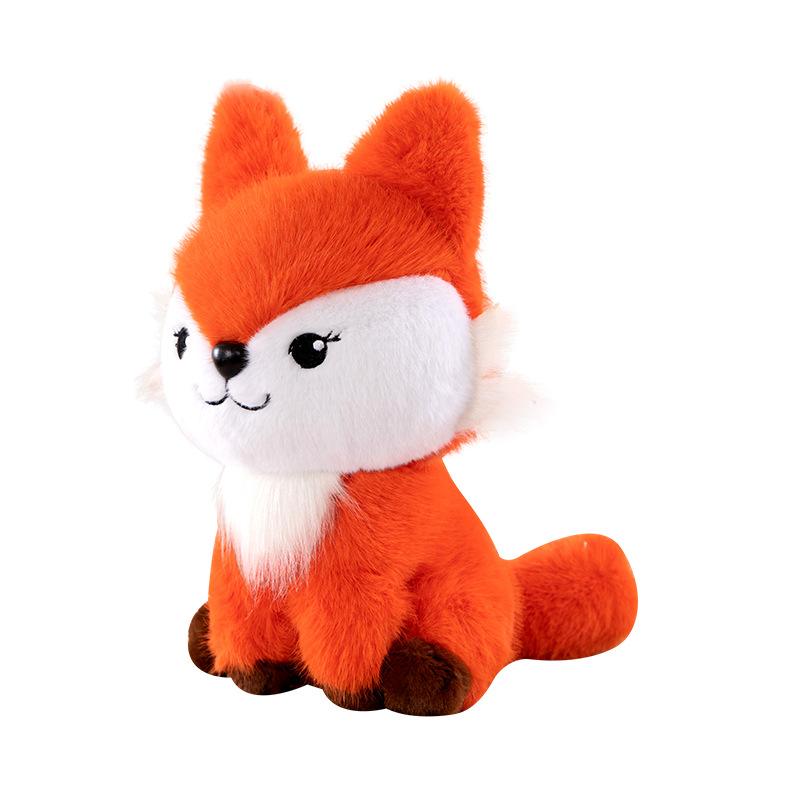 New Cute Little Fox Doll Plush Toy Fox Doll Doll Heart-warming Gift for Your Girlfriend