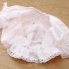 Cute Baby Lace Flower Newborn Baby Bonnet Hat Princess Girls Ruffle Lace Up Cap Summer Breathable Mesh Infant Toddler Sun Hat