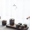 Nanshan Series Japanese Zen Kung Fu Tea Set with Karesansui Dry Tea Tray