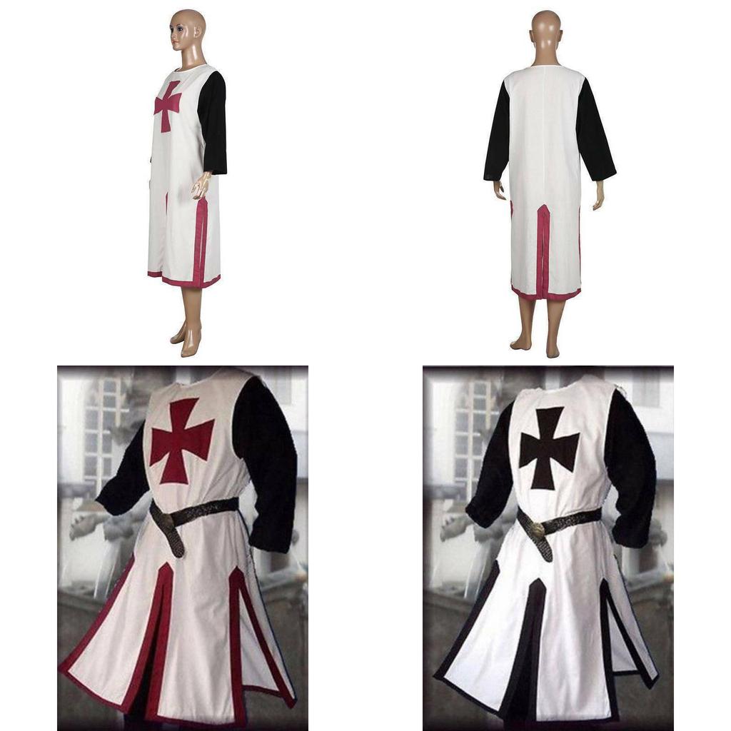 Deluxe Polyester Medieval Knight Long Sleeve Outfit Cosplay Costume