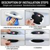 2025 New 4P/Set Car Door Handle Anti-scratch Sticker Carbon Fibre For BMW 320i 325i 320Li 325Li 330Li X7 X3 X4 X5 X6 E39 E60 E61