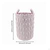 Laundry Hamper Gentle with Handles Textured Storage Basket