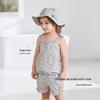 Babylove Girls' Floral Ruffle Camisole & Bloomer Set