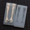 Flexible Resin Mold Small Ornament Molds Human Arm Shape Silicone Texture for Epoxy Crafts and Creative Wall Decorations
