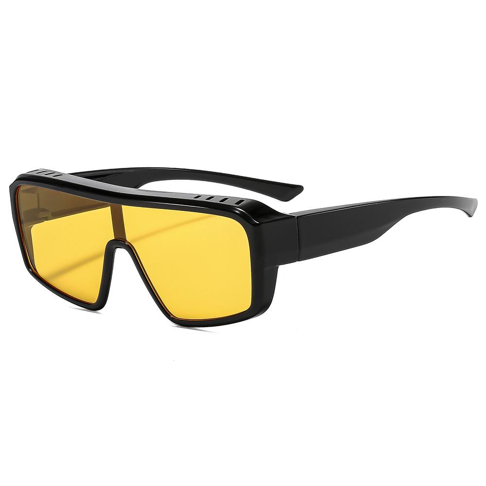 2025 Unisex Square Frame Sunglasses with UV Protection | Wear Over Prescription Glasses Regular