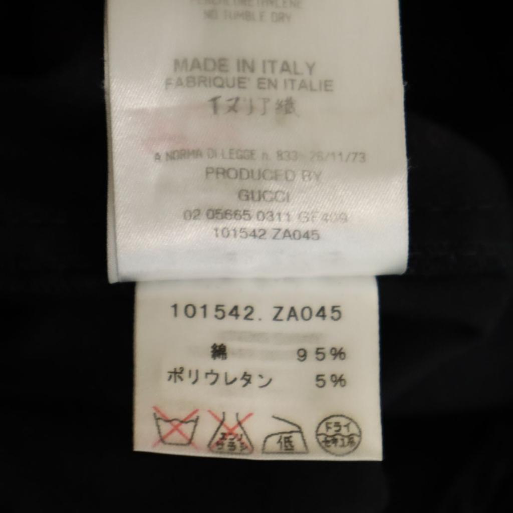 GUCCI made in Italy Midi length skirt 38 black stretch Women Used