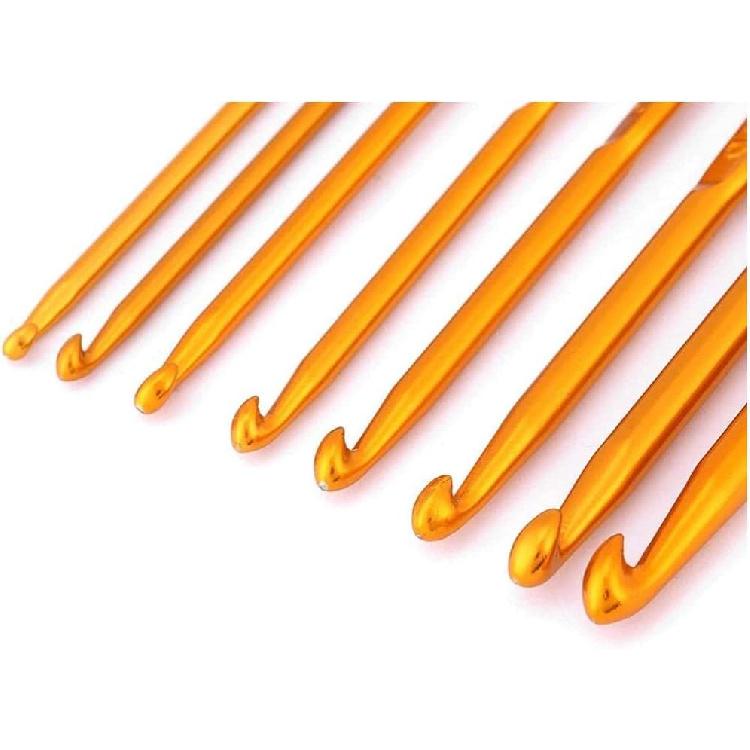 Plyisty Knitting Needles, Set of 8 Crochet Hooks, Double-Ended Crochet Hooks, for Crochet