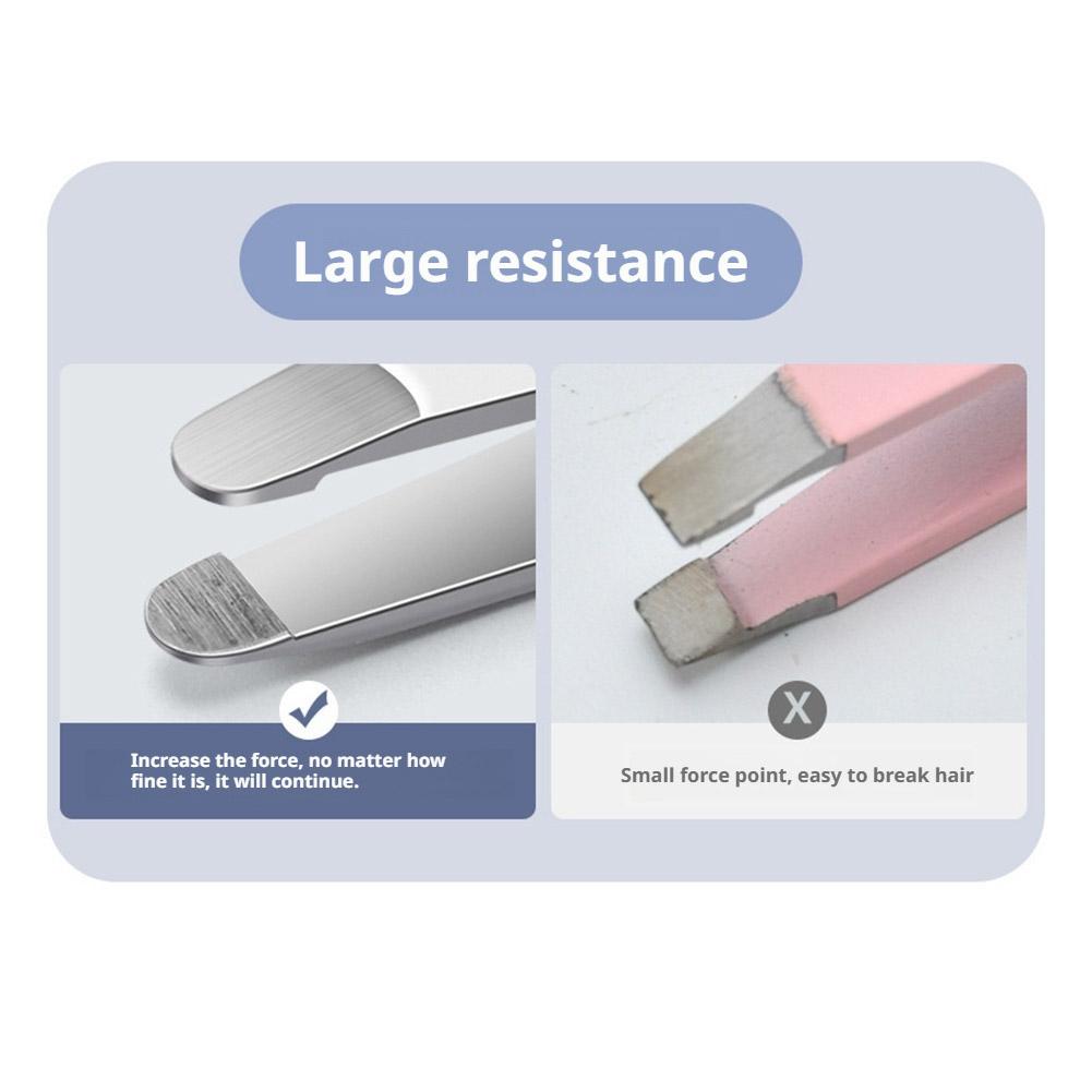 1 szt. Klips do rzęs Stal nierdzewna Pinceta do brwi Kleszcze Profesjonalne pęsety do usuwania włosów Kosmetyczne narzędzia do makijażu