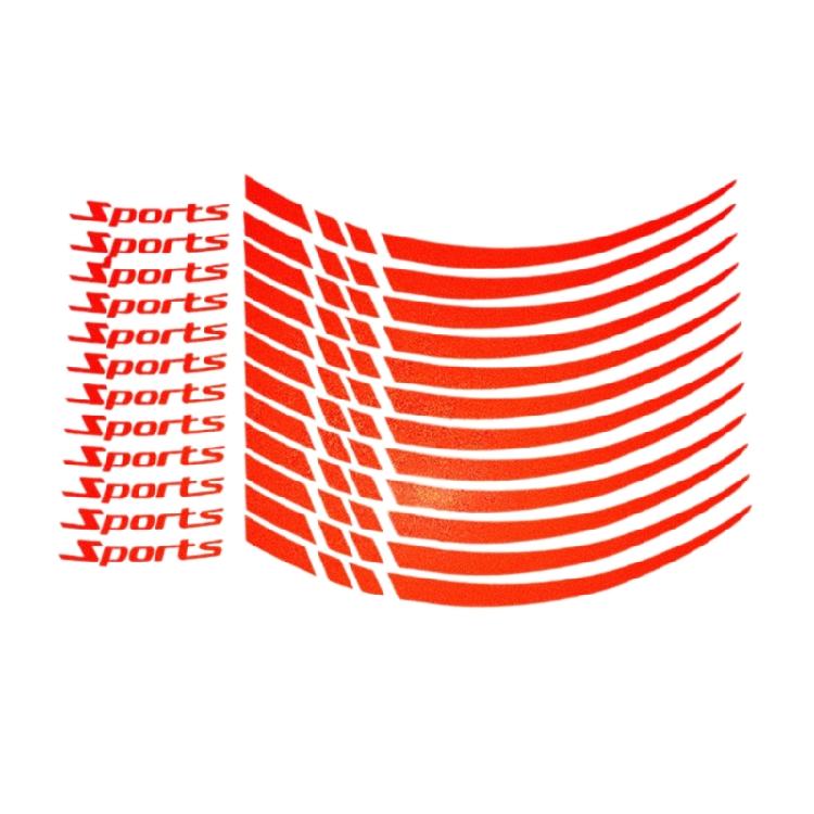 Bicycles Night Reflective Safety Decoration Strips Wheel Rims Reflective Stickers Cycling Reflector Easy to Install