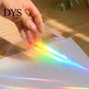 Rainbow Shimmer Laminating Roll 2PCS Holographic Film, with Shimmering Effect, Waterproof Sheets Scratch-Proof Precoated for Cards And DIY Projects