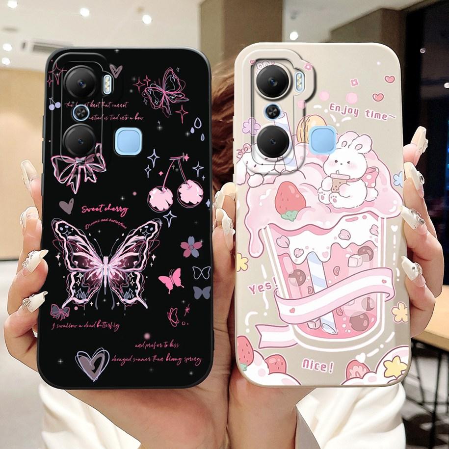 Case For Infinix Hot 12 Pro Play Cover X668 X6816 Soft Liquid Silicone Lens Protective Cases For Infinix Hot 12i Hot12 Play Capa
