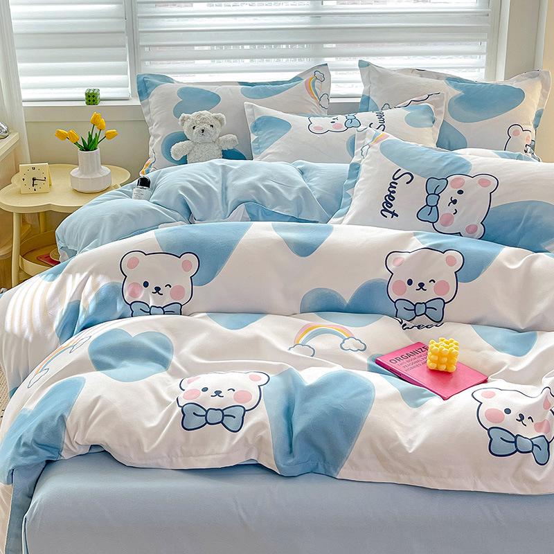 2025 Spring Sanded Quilt Cover – Single Purchase, Home & Dormitory Double Quilt Cover
