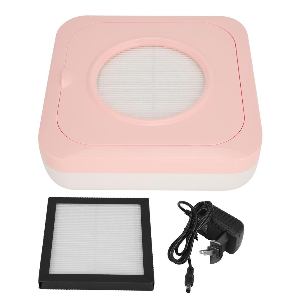 80W Nail Dust Collector Powerful Suction Nail Dust Vacuum Machine With Filter (100‑240V)US Plug