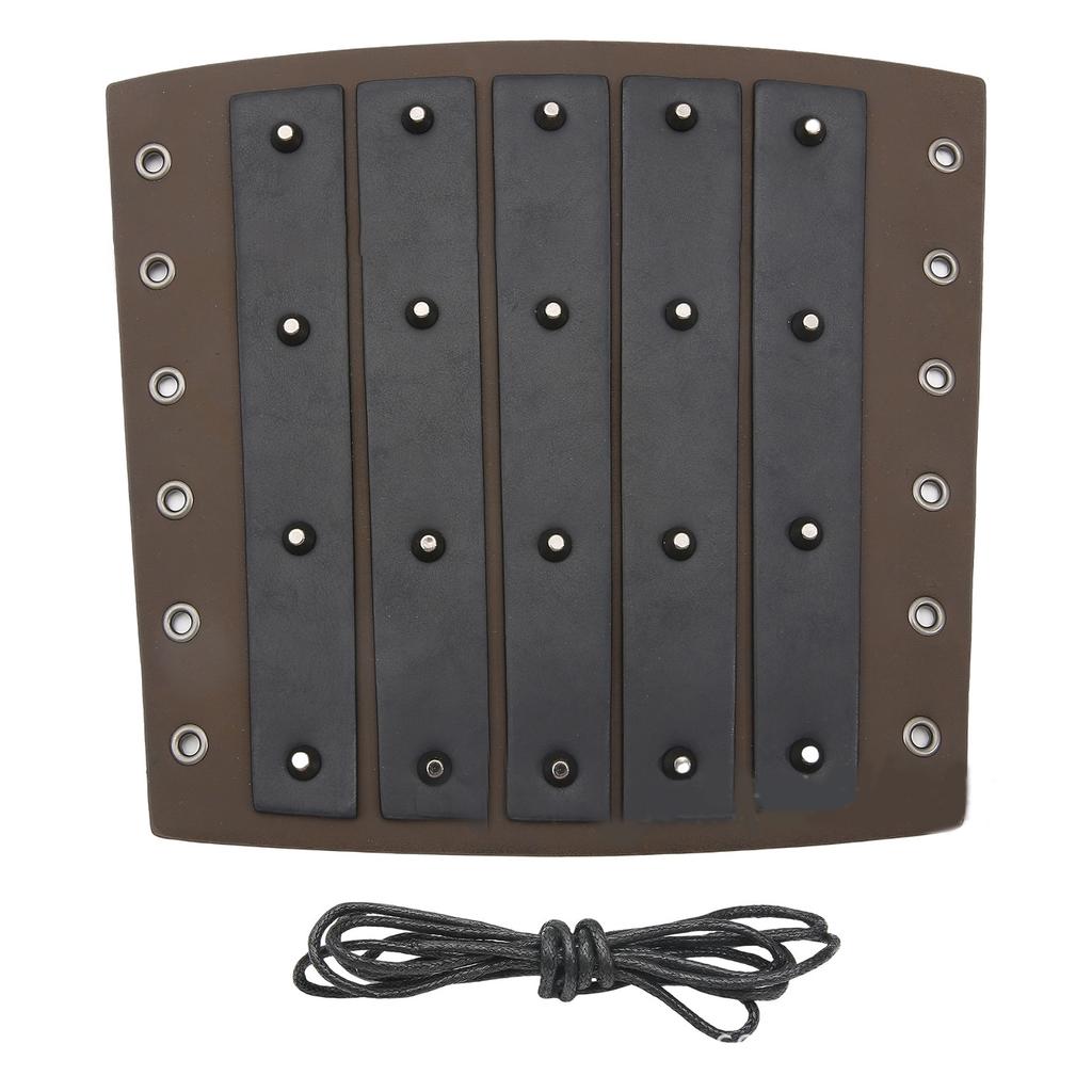 Medieval Gauntlet Steampunks Arm Guard Cosplay Knight PU Leather Arm Bracers Role Play Armband Stage Arm Protectors