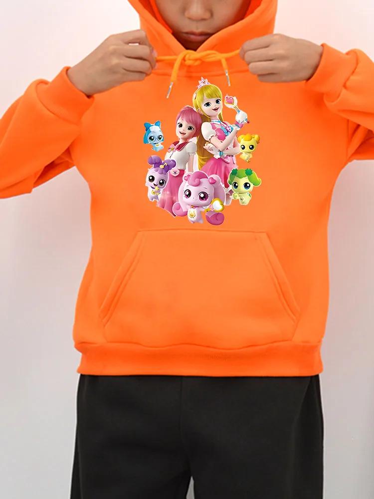Teenie Ping Hoodies Fleece Sweatshirt Kids Clothes Girls Anime Hoodie Y2k Sudadera Boys Autumn Pullover Jacket Children Clothing