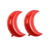 2Pcs Birthday Balloons Decorative Aluminum Foil Material One-year-old Baby House Supplies Lovely Elastic Balloon for Baby Shower