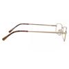 Full Rim Rectangle Gold Smartbuy Collection Leyton 510e Fashion Unisex Eyeglasses