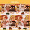 Harvest Season Scarecrow Doll Plush Figure For Thanksgiving Home Decoration