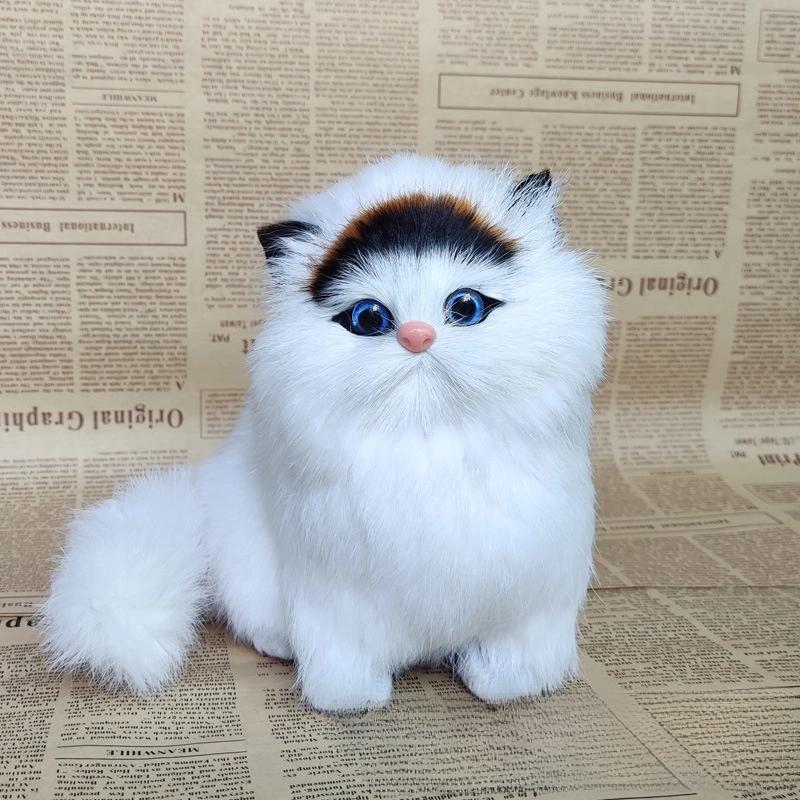 Cat Pet Simulated Plush Toy Role Play Room Decoration Birthday Collection Gift