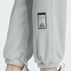 Adidas City Escape Fleece Pants Solid Color Logo Jogger Knit Sports Pants Women Pants Silver-Gray IP7039