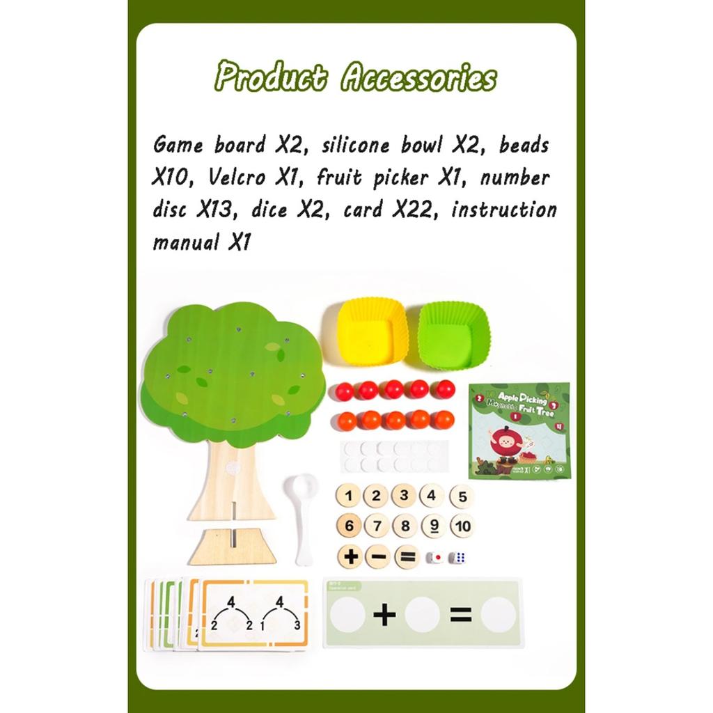 Kid Magnetic Math Counting Learning Toy Montessori Teaching Tool Mathematics Addition Subtraction Game Preschool Educational Toy