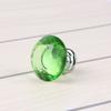 9ks Módní Diamantové Dveře Zelené Křišťálové Sklo Stahovací Zásuvka Skříňka Nábytek Rukojeť Knoflík Šroub