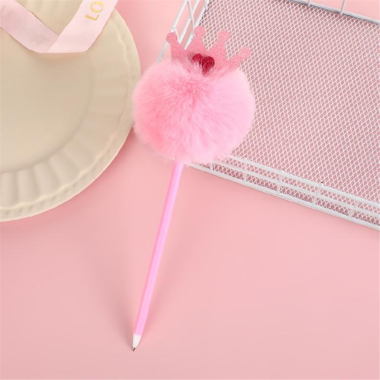 Furry Pom Ballpoint Pen 0.7mm Pen Point for Student Adult Funny Ballpoint Pen for Writing Journaling Office Writing Tool