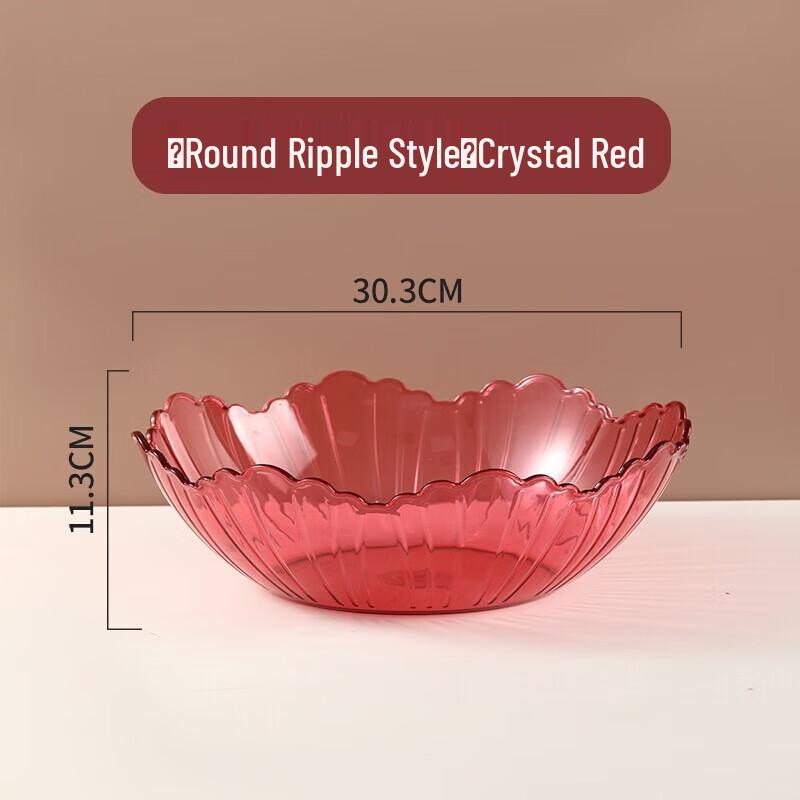 

Chahua Patterned Plastic Fruit Plate