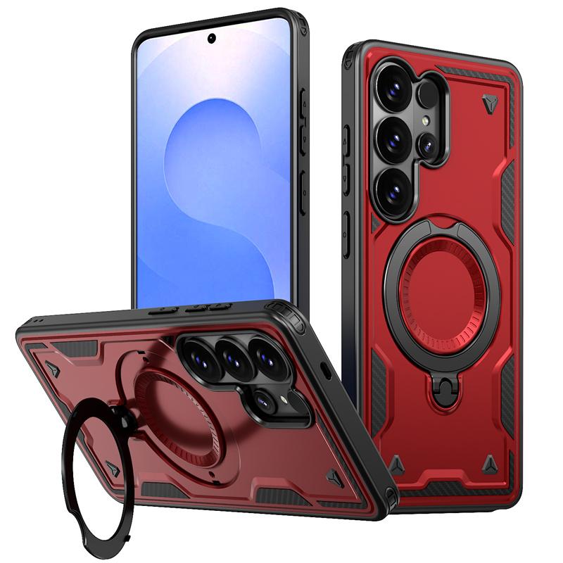 For Samsung Galaxy S26 S25 S24 S23 Ultra Plus S25 FE A56 A36 A05 A05S A15 A25 A35 A55 Case Hard Armor Magnetic For Magsafe Cover