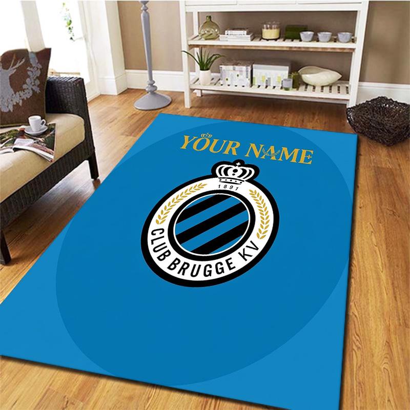 Club Brugge Kv Crest Custom Name Carpet Rug For Living Room Bedroom Home Sofa Decoration Kids Play Nonslip Floor Mat