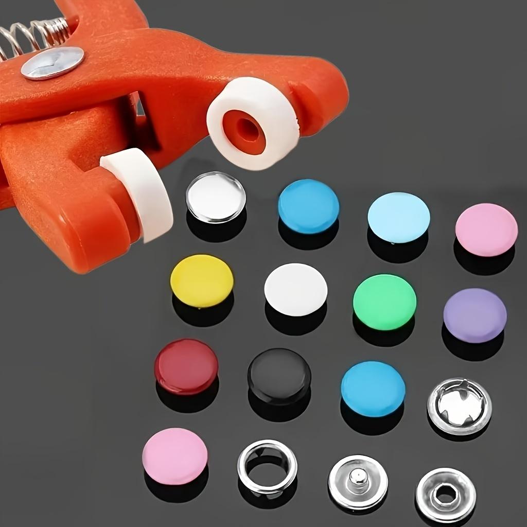 Snap Button Kit with Hand Pressure Pliers, 50pcs Snaps, Metal Snaps for Sewing & DIY Crafts, Clothes, Hats