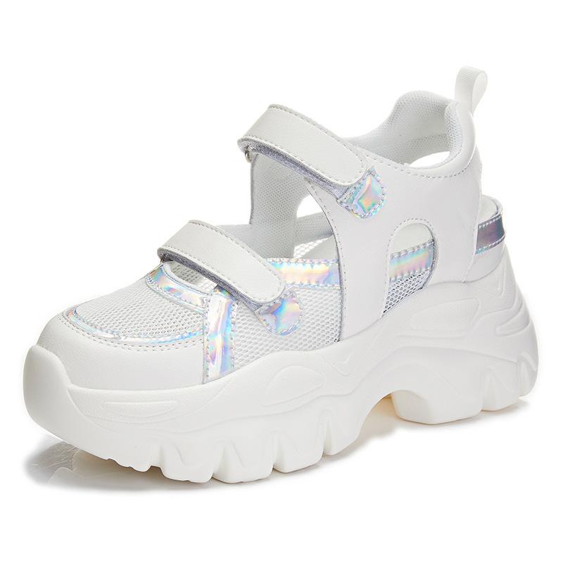 

Inner height increase new spring and autumn dad shoes platform ins sports and leisure shoes A 34 белый