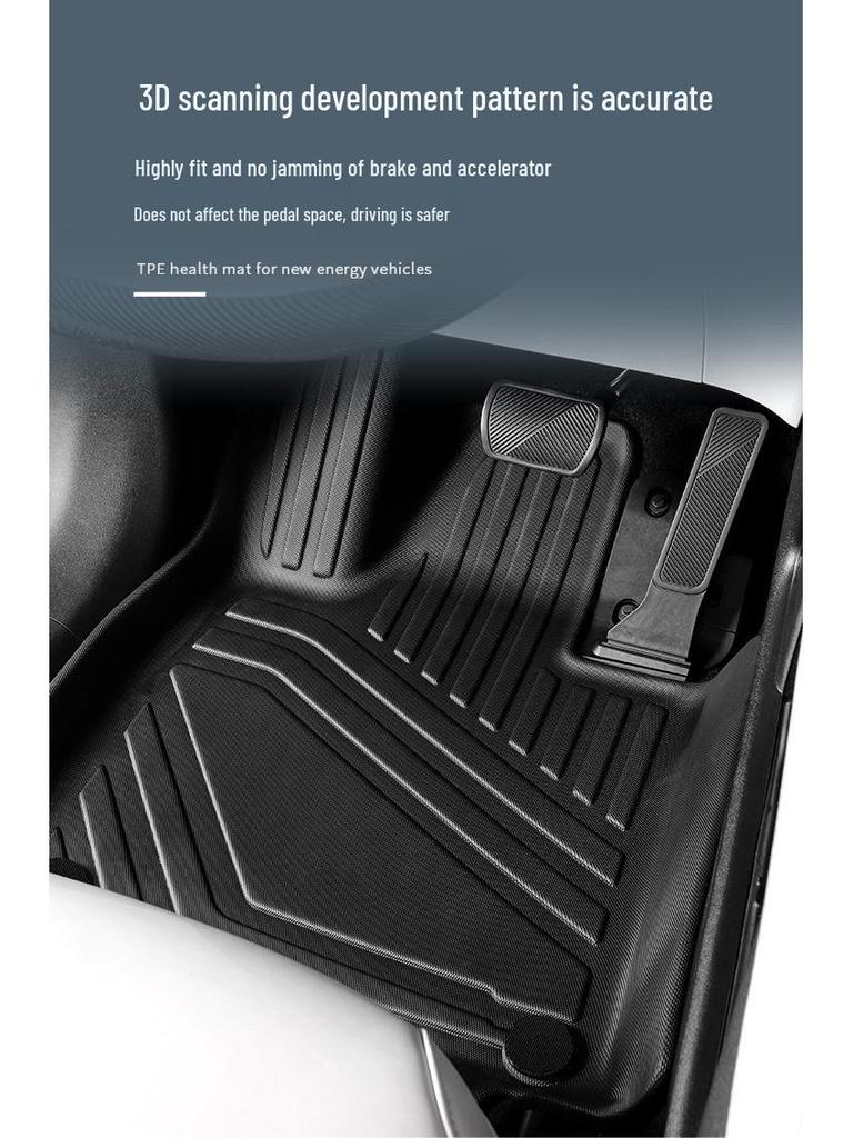Custom TPE Car Mats for Geely Geometry E Firefly, Includes Trunk and Main Mats