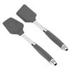 Nonstick Spatula Spoonula Set Cooking Utensils 2 Piece Kitchen Tools Nylon Heat Safe Dishwasher Safe Comfortable Grip