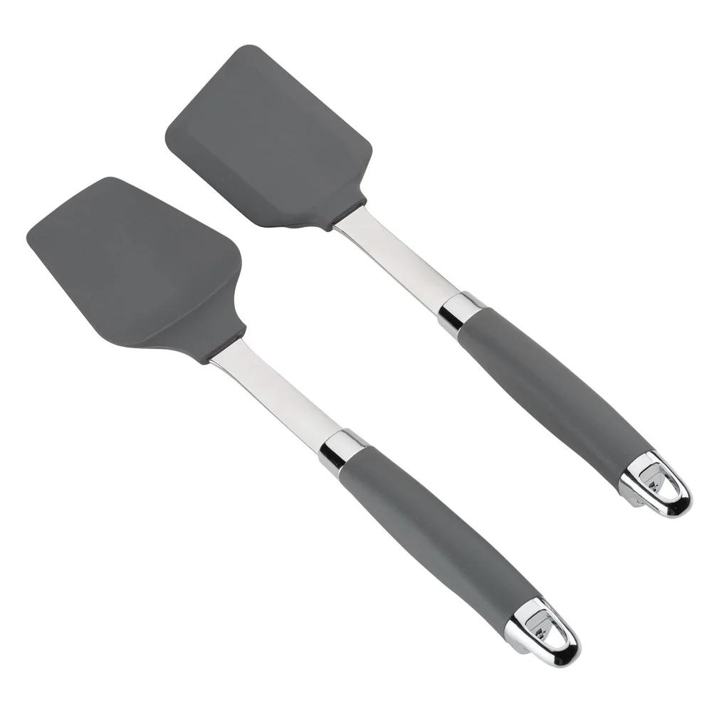 

Nonstick Spatula Spoonula Set Cooking Utensils 2 Piece Kitchen Tools Nylon Heat Safe Dishwasher Safe Comfortable Grip United States
