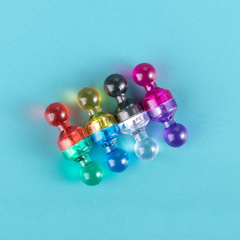 10 Counts Magnetic Push Pins for Fridge Calendars School Whiteboards Bulletboard