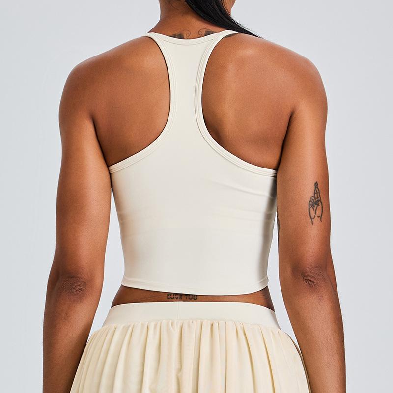 New Sports Bra, Women's Slim Fit Tennis Suit, Fitness Bra, Beautiful Back Vest, Running Yoga  Top