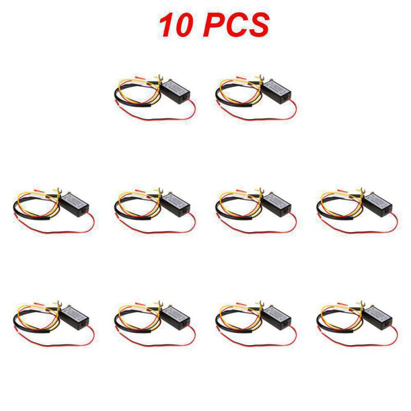 1~10PCS Car Daytime Running Light Controller Intelligent LED Delay Controller Automatic ON/OFF Harness Controller Module DRL