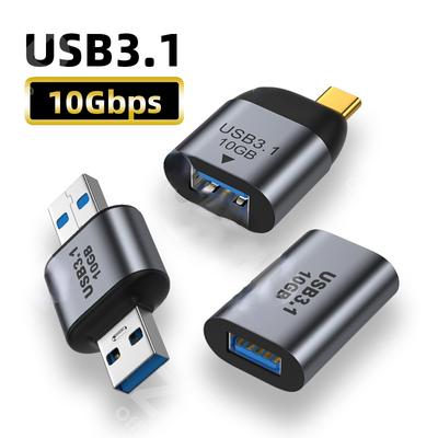 Cep Telefonu Adaptörü 3.1 Yüksek Hızlı Veri İletimi Tip-c Erkek - Dişi USB Adaptörü