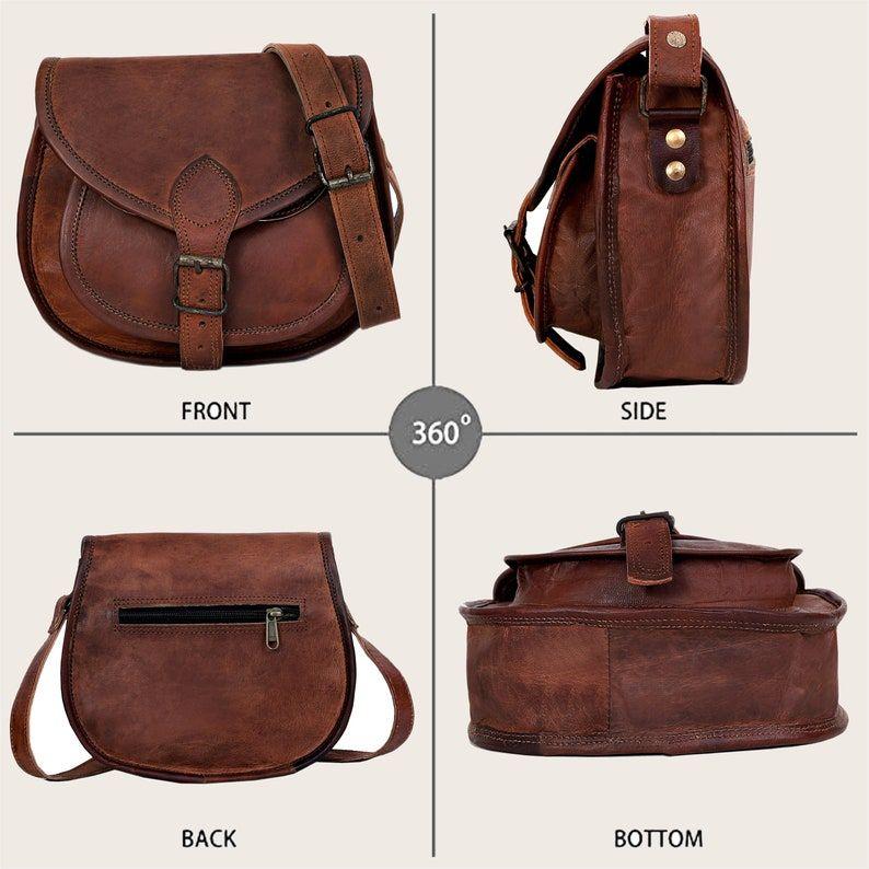 Dámská kožená crossbody kabelka, kožená kabelka, dámská kabelka přes rameno, vánoční dárek pro ni