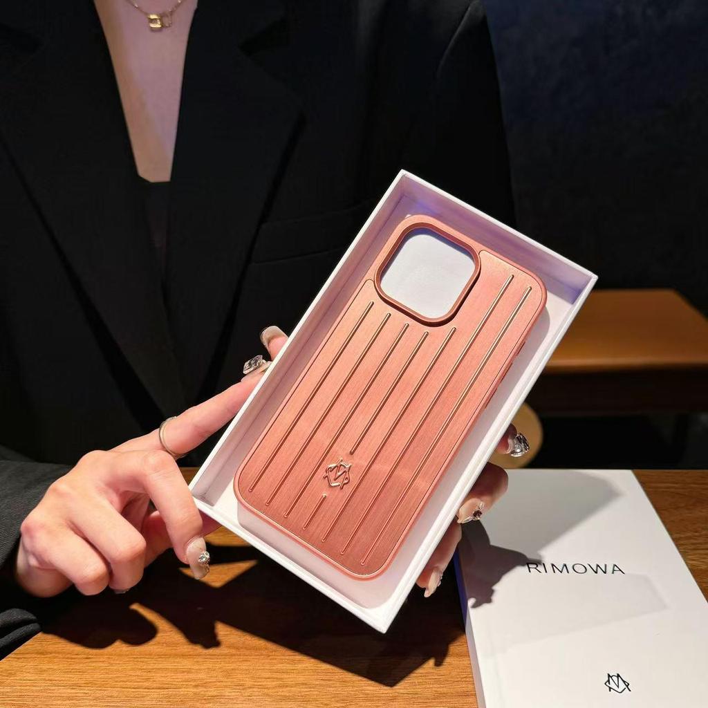 RIMOWA Authentic Suitcase Phone Case for iPhone 17 Pro Max, 18 Pro Max, 15, 14.