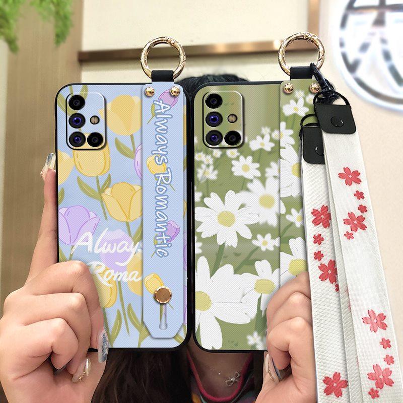 Silicone Fashion Design Phone Case For Samsung Galaxy M31S/SM-M317F/M315F Waterproof Oil Painting Ring Phone Holder