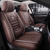 Full Set Car Seat PU Leather Car Seat Covers Breathable and Waterproof Faux LeatherAutomotive Seat Covers for Cars