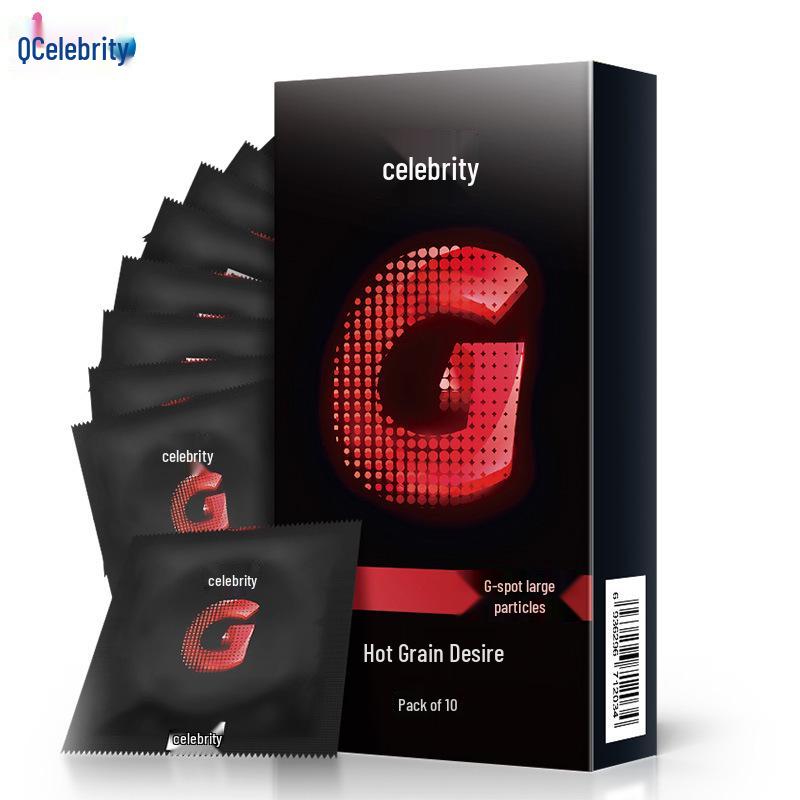 Ultra Thin Ribbed & Lubricated Condoms with Hyaluronic Acid - 10 Pack Adult Sex Toy